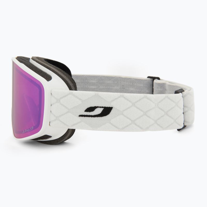 Occhiali da sci Julbo Cyclon Spectron Glare Control bianco/rosa flash 4