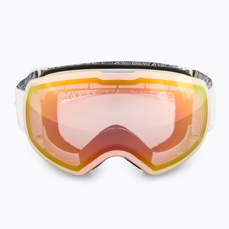 Occhiali da sci Julbo Shadow Reactiv ad alto contrasto bianco/rosa flash 2