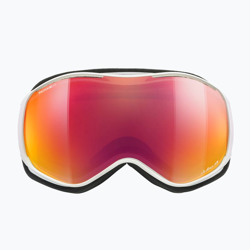 Maschere da sci da donna Julbo Ellipse Spectron Glare Control bianco/rosso flash 2