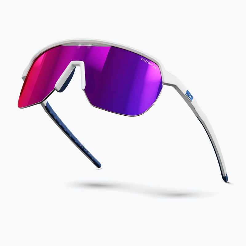 Occhiali da sole Julbo Frequency Spectron HD bianco opaco/blu/viola multistrato 5