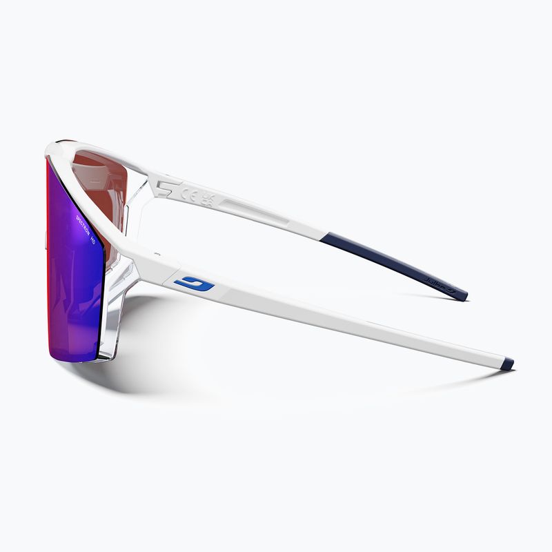 Occhiali da sole Julbo Edge Spectron HD bianco opaco/blu/viola multistrato 4