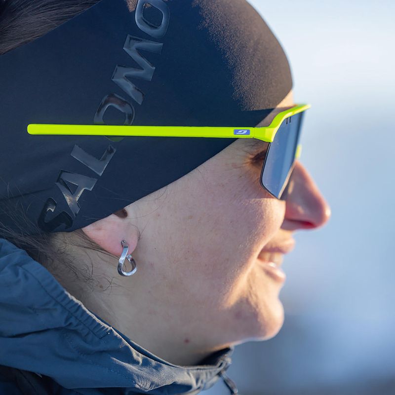 Occhiali da sole Julbo Intensity Spectron giallo fluorescente opaco/argento flash 8