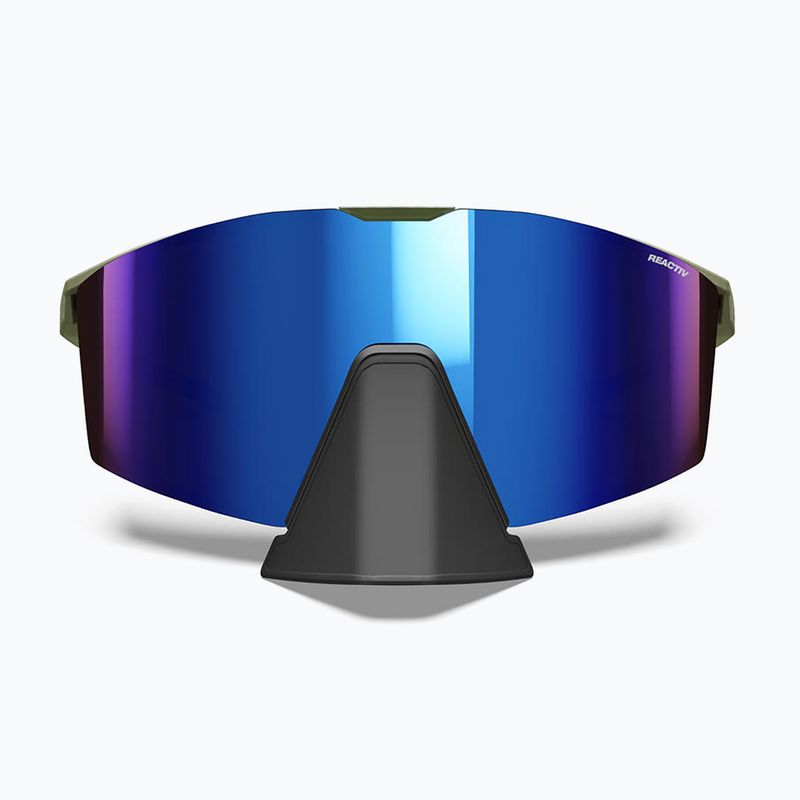 Occhiali da sole Julbo Edge Cover Reactiv verde militare/nero 7