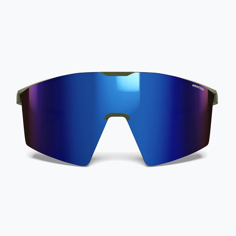 Occhiali da sole Julbo Edge Cover Reactiv verde militare/nero 8
