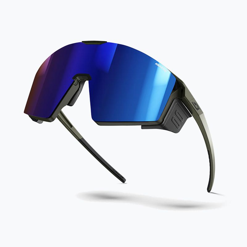 Occhiali da sole Julbo Edge Cover Reactiv verde militare/nero 15