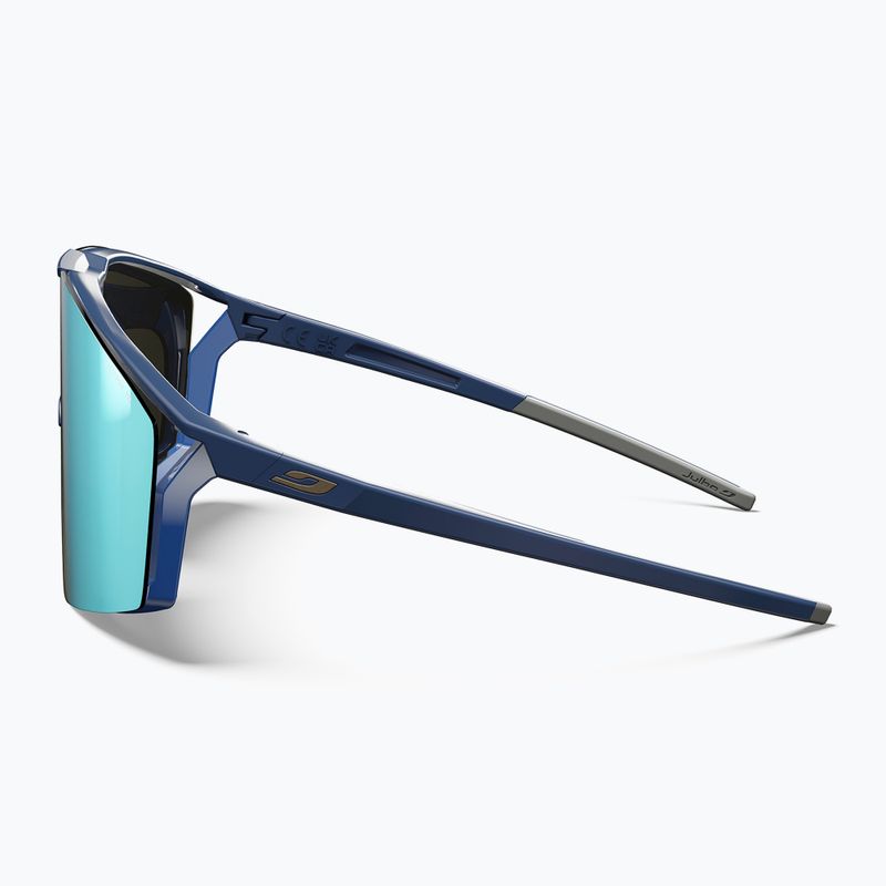 Occhiali da sole Julbo Edge Cover Polarized HD S4 matt blue/matt grey 3