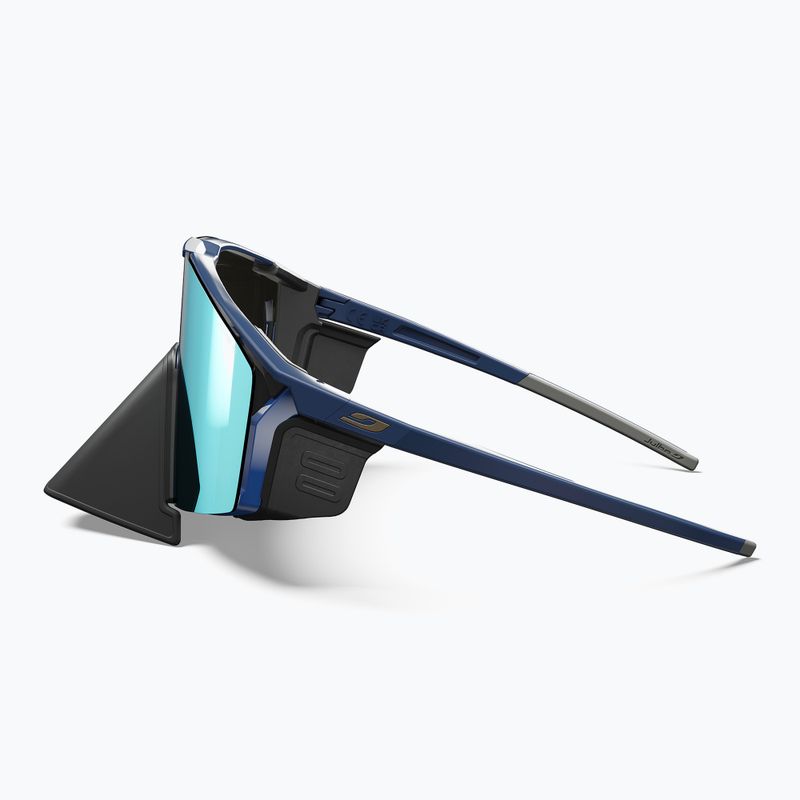 Occhiali da sole Julbo Edge Cover Polarized HD S4 matt blue/matt grey 4
