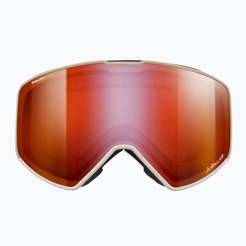 Maschera da sci Julbo Cyrius-X Reactiv High Contrast beige/brown/flash infrared 6