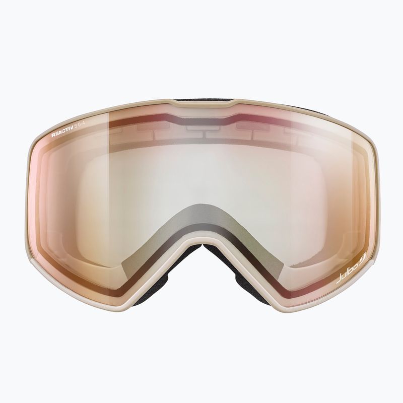 Maschera da sci Julbo Cyrius-X Reactiv High Contrast beige/brown/flash infrared 7