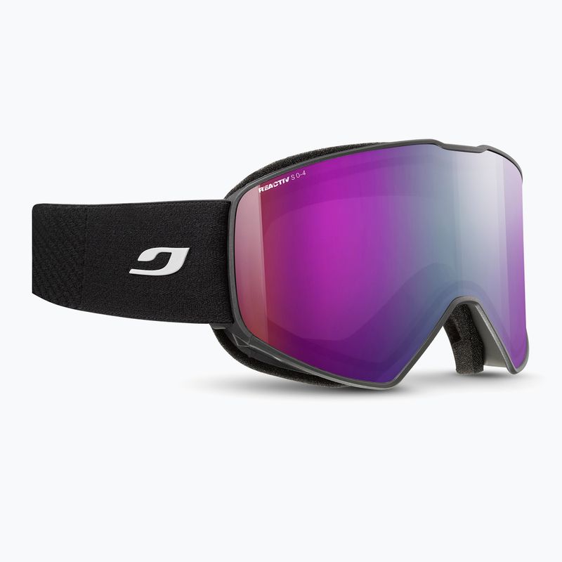 Maschera da sci Julbo Cyrius-X Reactiv High Contrast black/flash purple 9