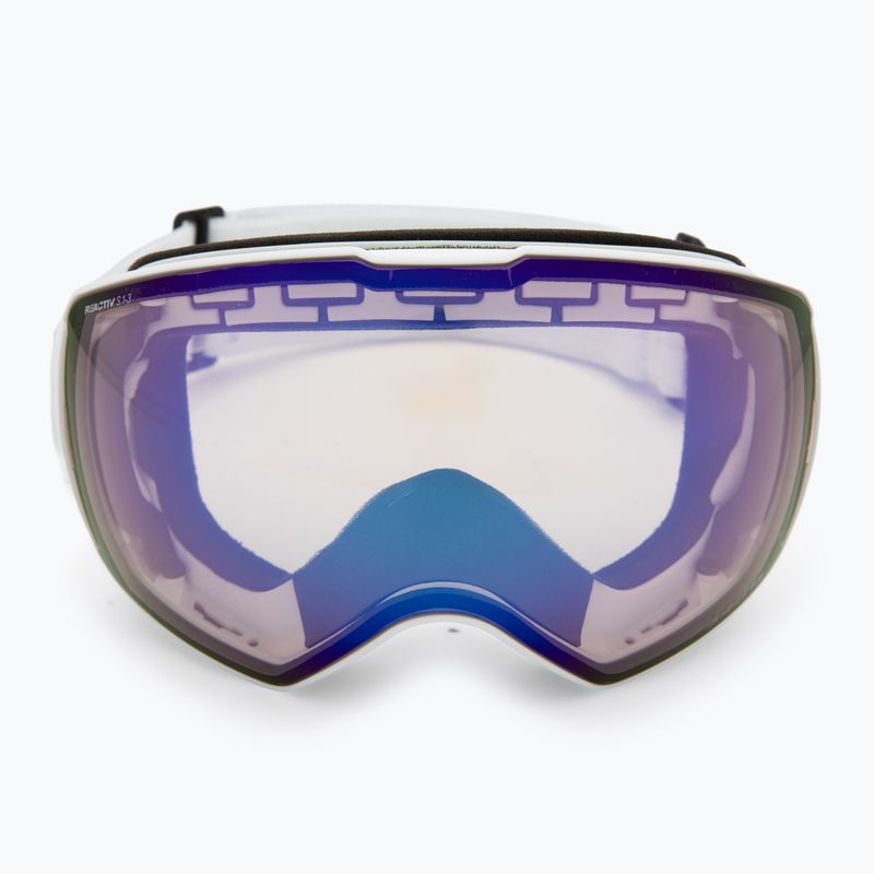 Maschera da sci Julbo Lightyear Reactiv High Contrast white/flash blue 2
