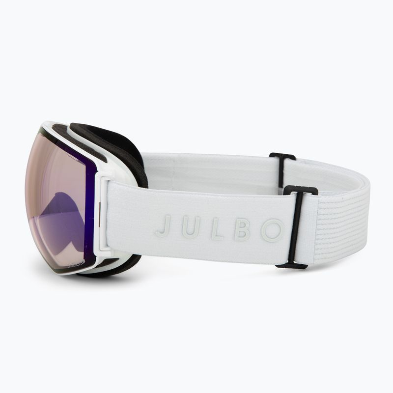 Maschera da sci Julbo Lightyear Reactiv High Contrast white/flash blue 4
