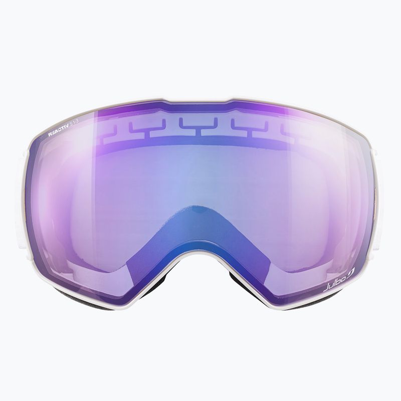 Maschera da sci Julbo Lightyear Reactiv High Contrast white/flash blue 7