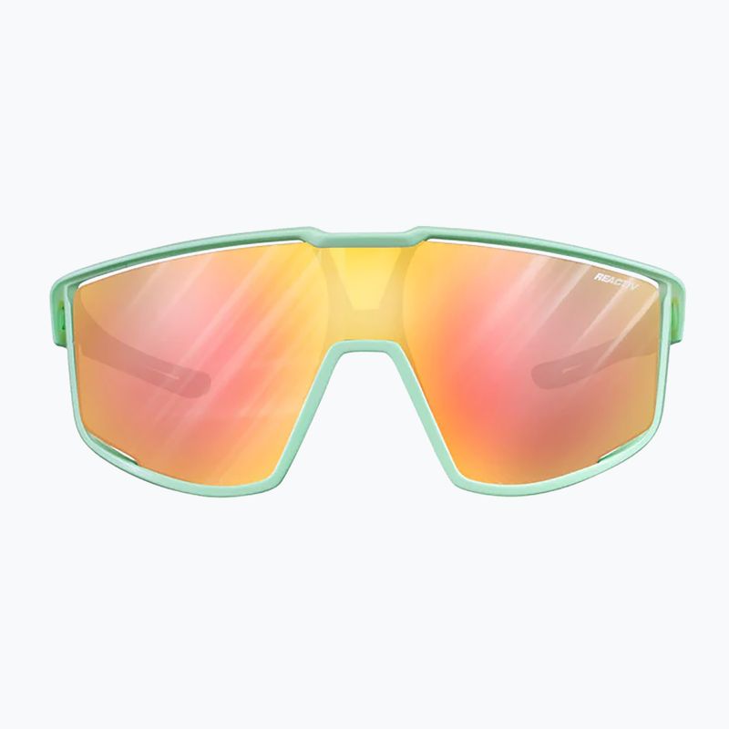 Occhiali da sole Julbo Fury Reactiv 1-3 Light Amplifier menta/grigio chiaro/rosa/oro rosa multistrato 2