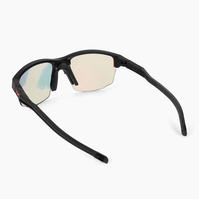 Occhiali da sole Julbo Split Reactiv 1-3 Light Amplifier nero opaco/rosso 2