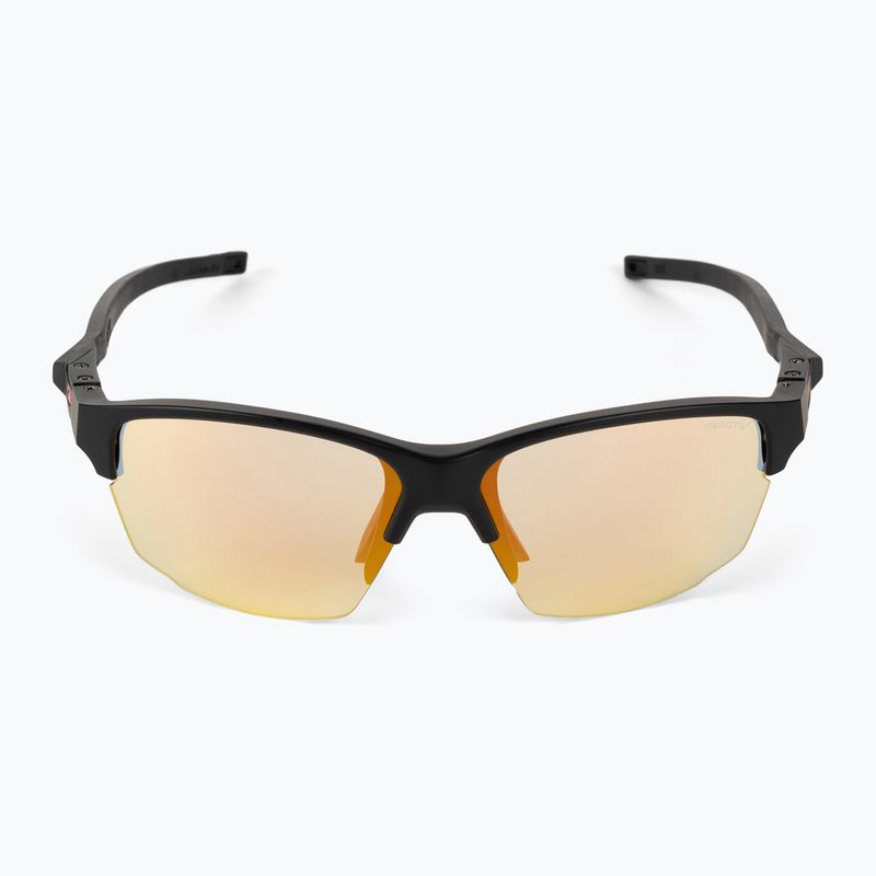 Occhiali da sole Julbo Split Reactiv 1-3 Light Amplifier nero opaco/rosso 3