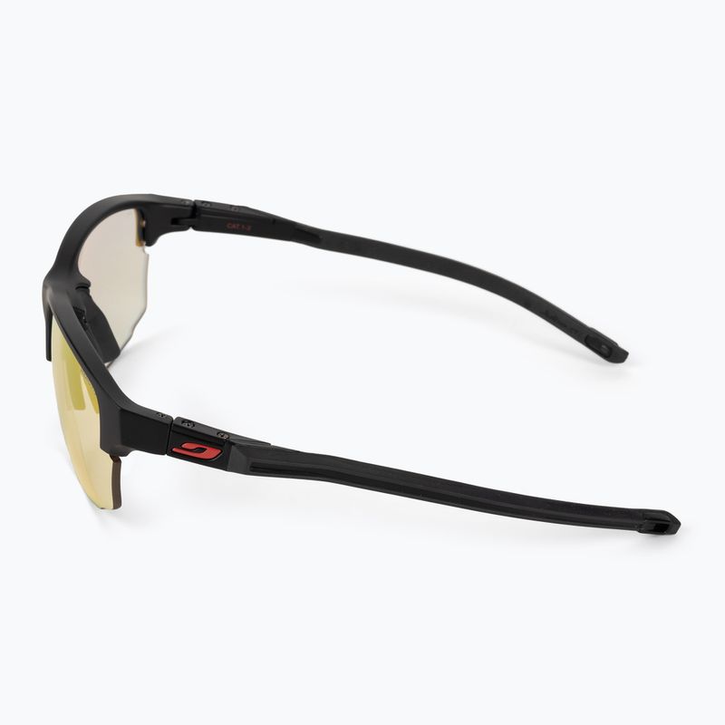 Occhiali da sole Julbo Split Reactiv 1-3 Light Amplifier nero opaco/rosso 4