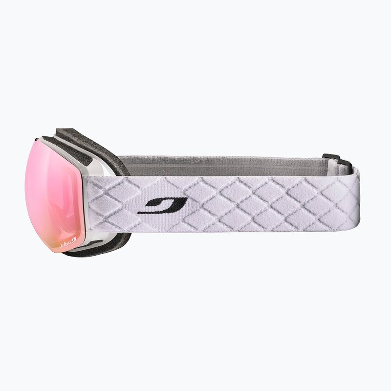 Occhiali da sci Julbo Proxima Reactiv ad alto contrasto bianco/rosa flash 4