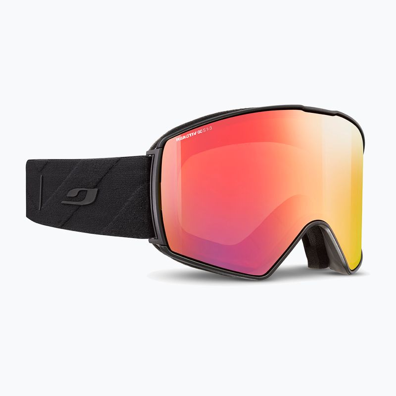 Occhiali da sci Julbo Launcher Reactiv Glare Control nero/rosso flash