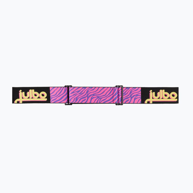 Occhiali da sci Julbo Launcher Reactiv High Contrast rosa/nero/blu flash 6