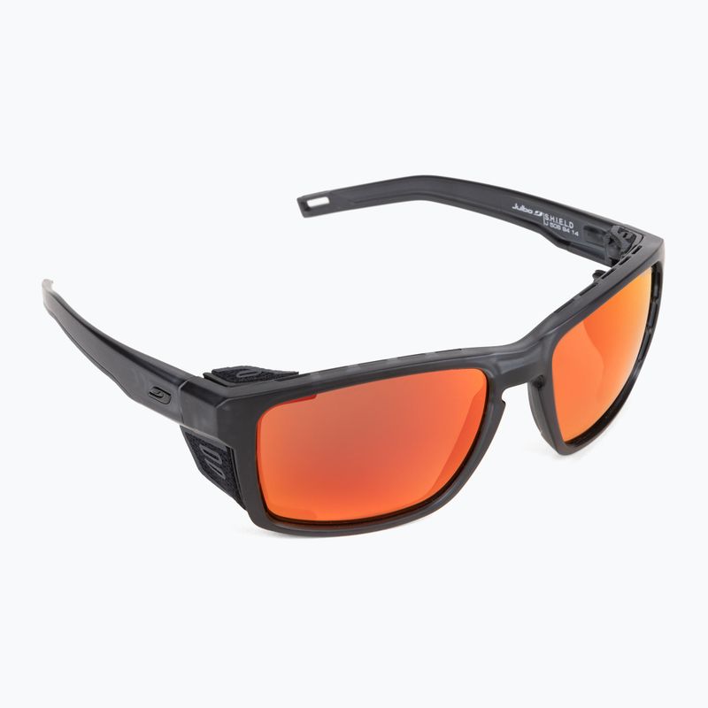 Occhiali da sole Julbo Shield Polarized 3Cf opaco traslucido/traslucido nero/nero