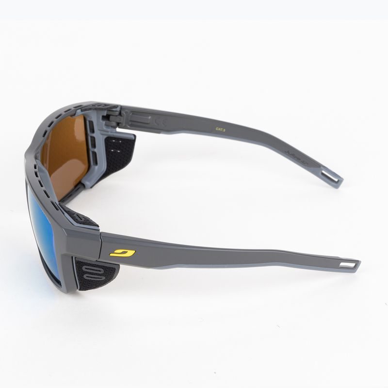 Occhiali da sole Julbo Shield Polarized 3Cf grigio scuro/grigio opaco 4