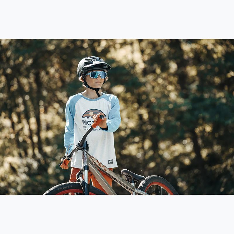 Occhiali da sole per bambini Julbo Fury Junior Spectron matt blue/blue flash 6