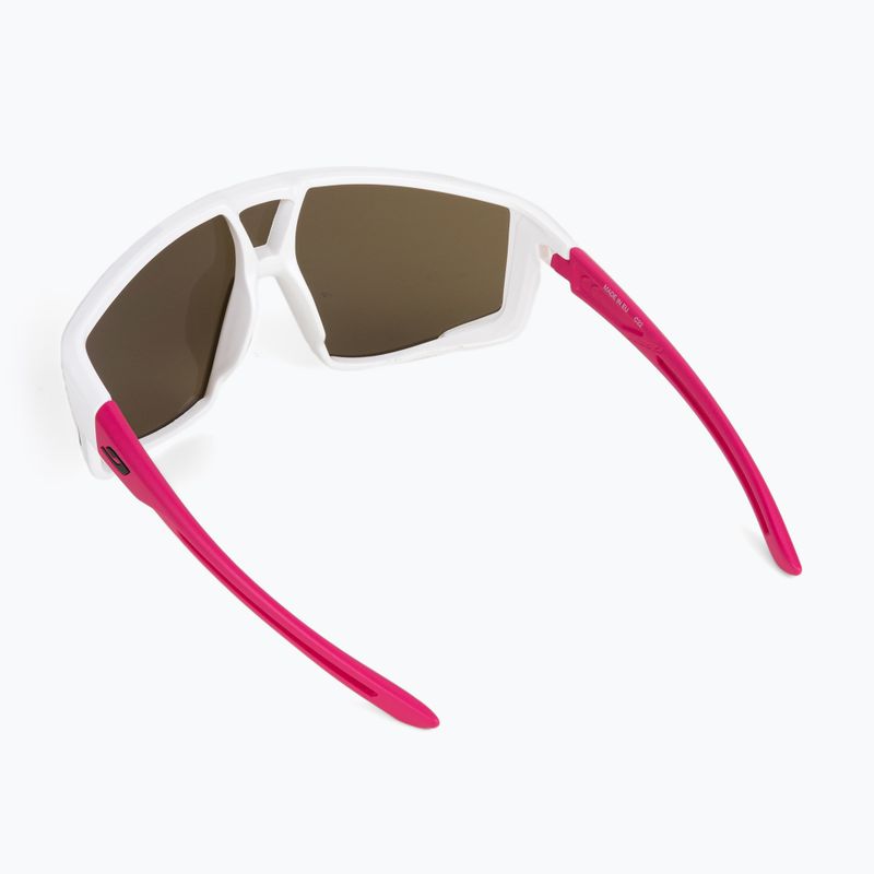 Occhiali da sole per bambini Julbo Fury S Spectron 3Cf opaco lucido bianco/rosa 2