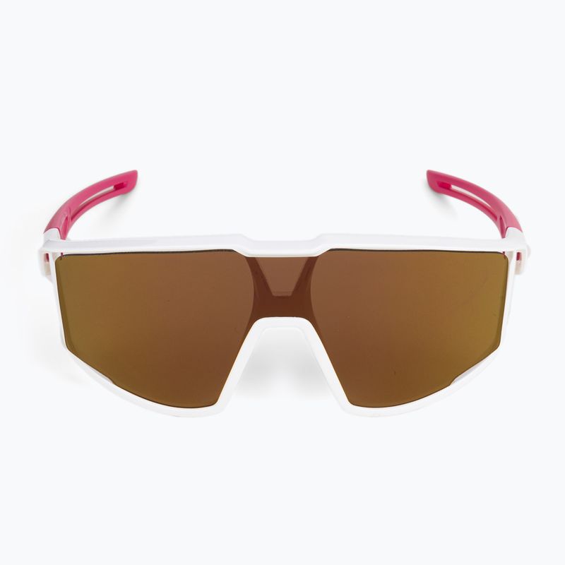 Occhiali da sole per bambini Julbo Fury S Spectron 3Cf opaco lucido bianco/rosa 3