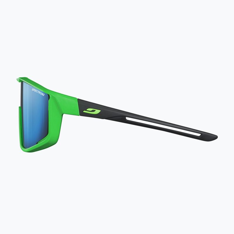 Occhiali da sole per bambini Julbo Fury S Spectron 3Cf verde fluorescente opaco/nero 2