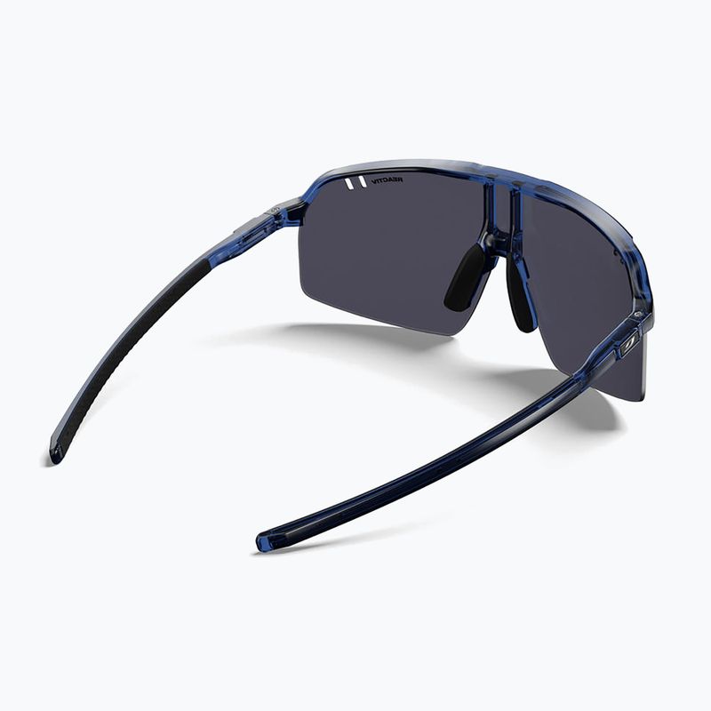 Occhiali da sole Julbo Intensity Reactiv Light Amplifier shiny translucent blue/black 5