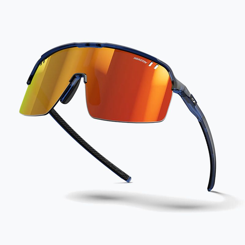 Occhiali da sole Julbo Intensity Reactiv Light Amplifier shiny translucent blue/black 6