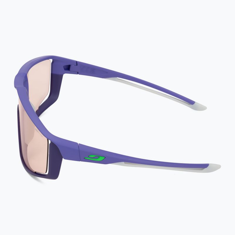 Occhiali da sole Julbo Fury Reactiv High Contrast matt purple/gray/green 4