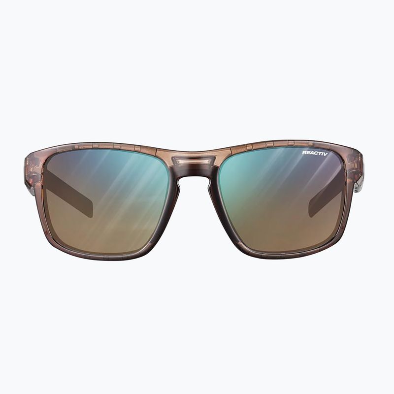 Occhiali da sole Julbo Shield M Reactiv shiny translu brown/matt brown 3