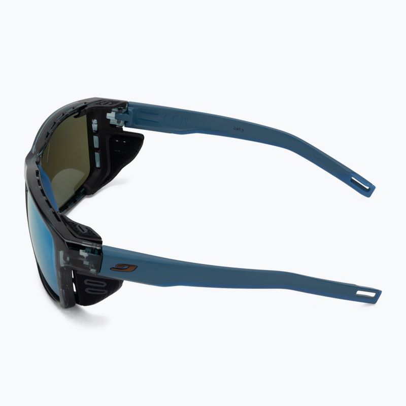Occhiali da sole Julbo Shield Polar HD shiny translu blue/blue 5