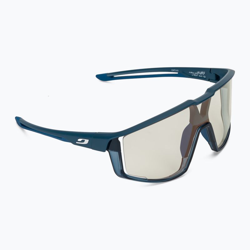 Occhiali da sole Julbo Fury Reactiv High Contrast matt blue/translu blue