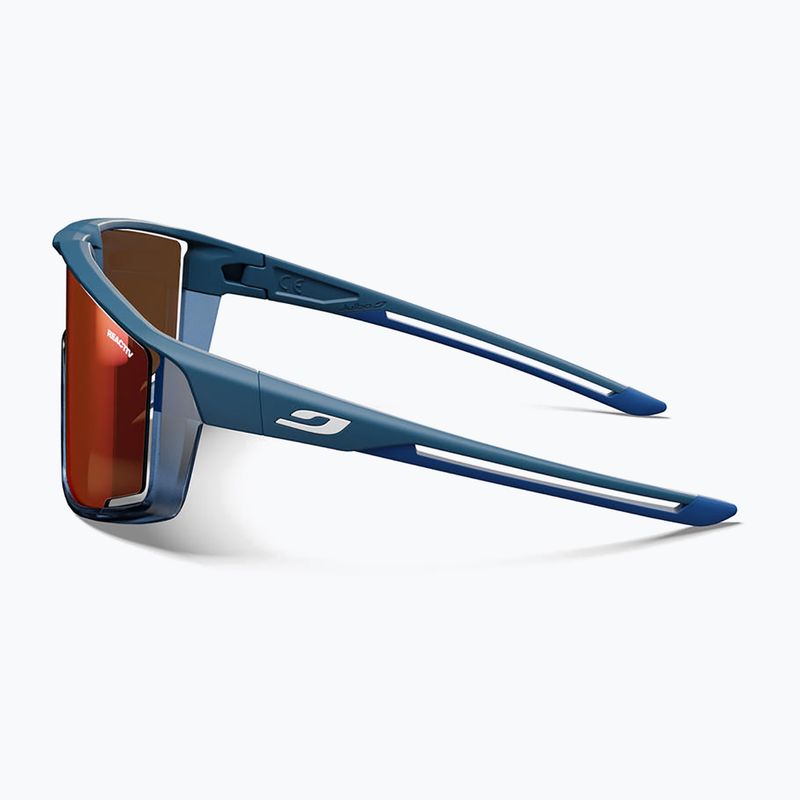 Occhiali da sole Julbo Fury Reactiv High Contrast matt blue/translu blue 4