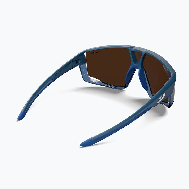 Occhiali da sole Julbo Fury Reactiv High Contrast matt blue/translu blue 5