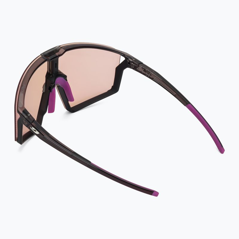 Occhiali da sole Julbo Edge Reactiv High Contrast shiny translu black/purple 3