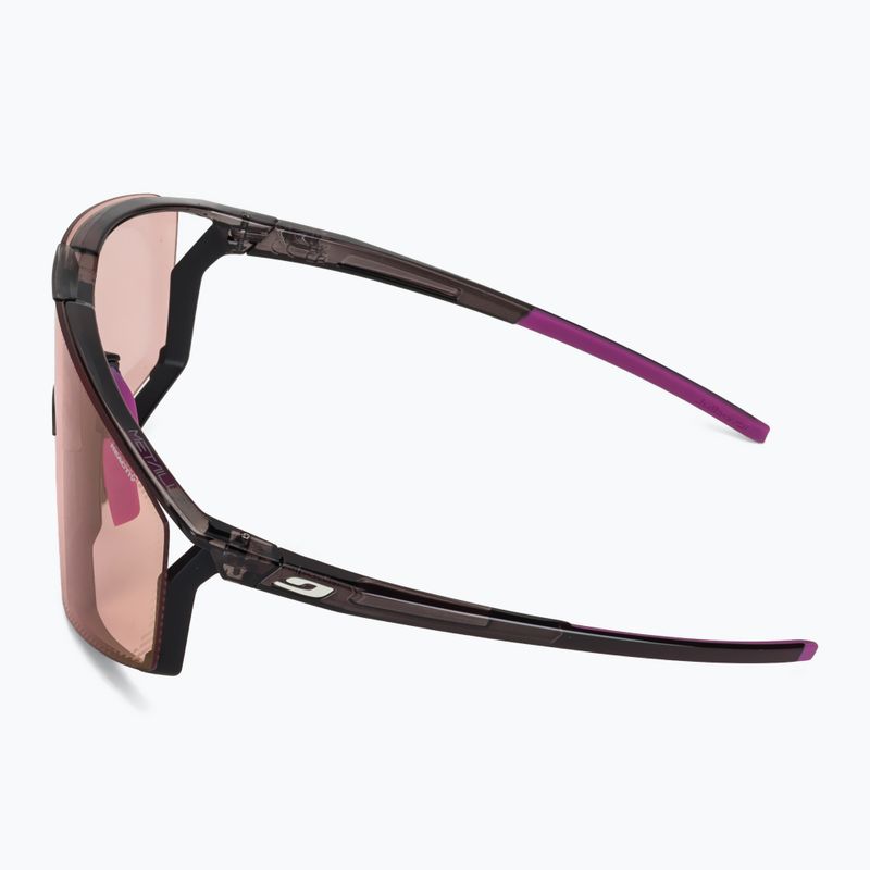 Occhiali da sole Julbo Edge Reactiv High Contrast shiny translu black/purple 5