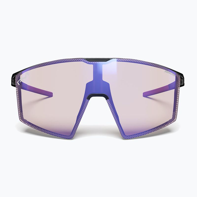 Occhiali da sole Julbo Edge Reactiv High Contrast shiny translu black/purple 3