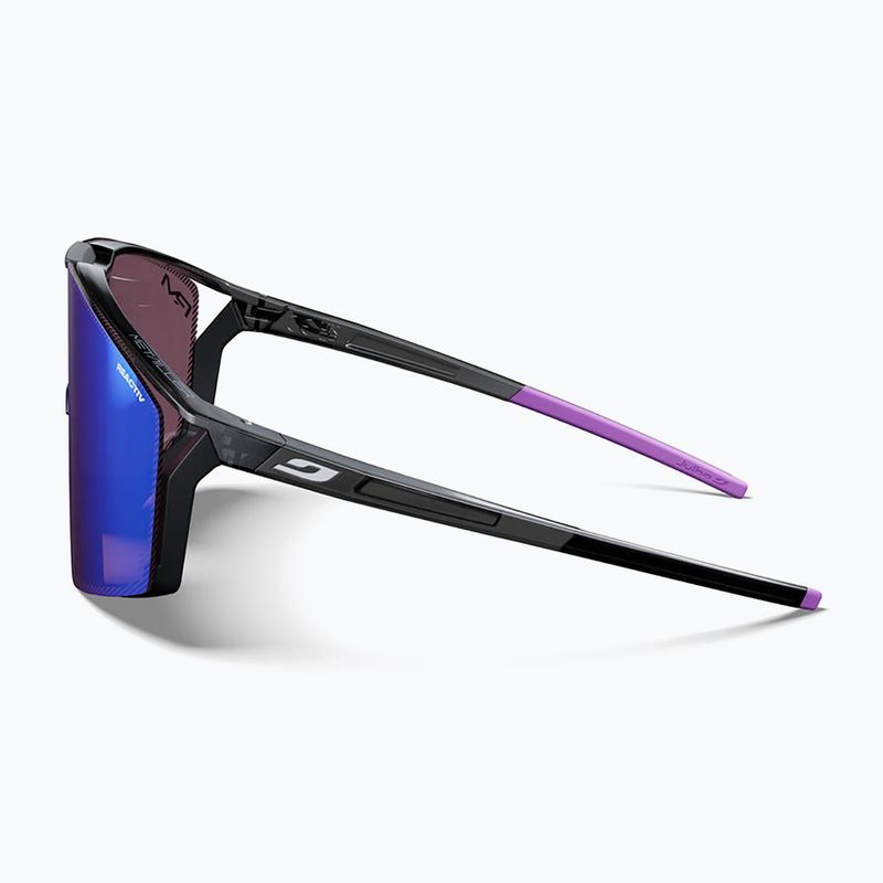 Occhiali da sole Julbo Edge Reactiv High Contrast shiny translu black/purple 4