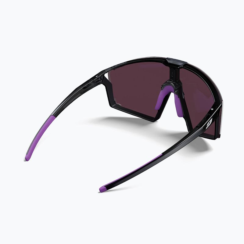 Occhiali da sole Julbo Edge Reactiv High Contrast shiny translu black/purple 5