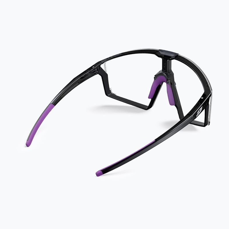 Occhiali da sole Julbo Edge Reactiv High Contrast shiny translu black/purple 10