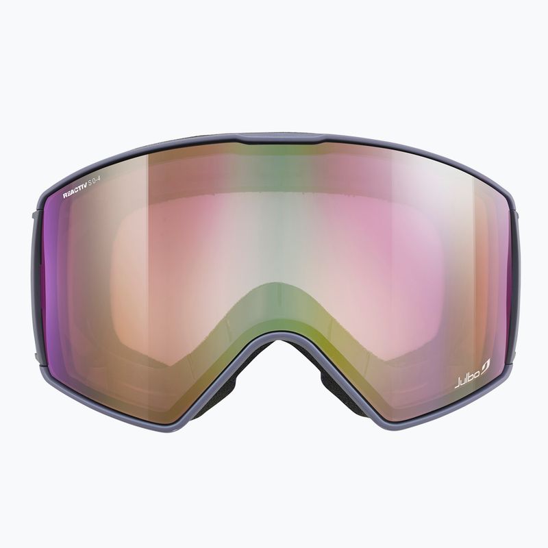 Maschera da sci Julbo Launcher Reactiv High Contrast dark blue/flash purple 4