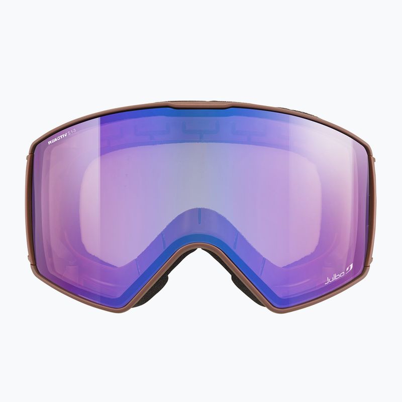 Maschera da sci Julbo Launcher Reactiv High Contrast brown/flash blue 4