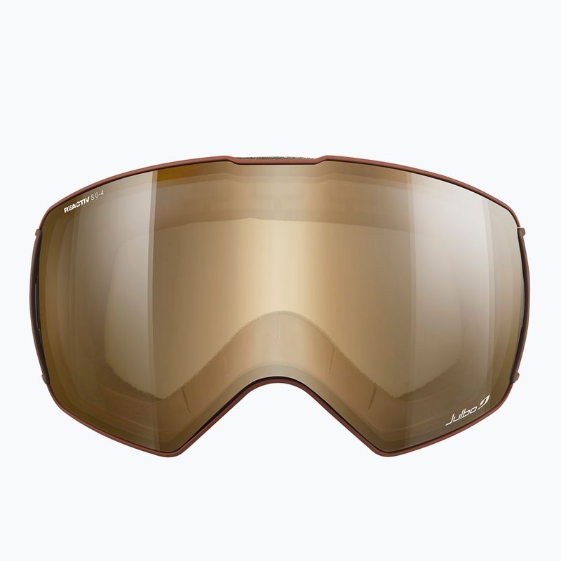Maschera da sci Julbo Lightyear Reactiv High Contrast S0-S4 brown/flash infrared 4