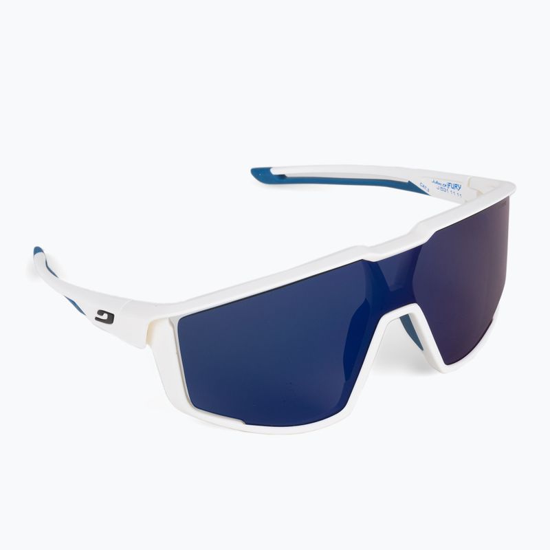 Occhiali da sole Julbo Fury Spectron 3Cf bianco/blu opaco