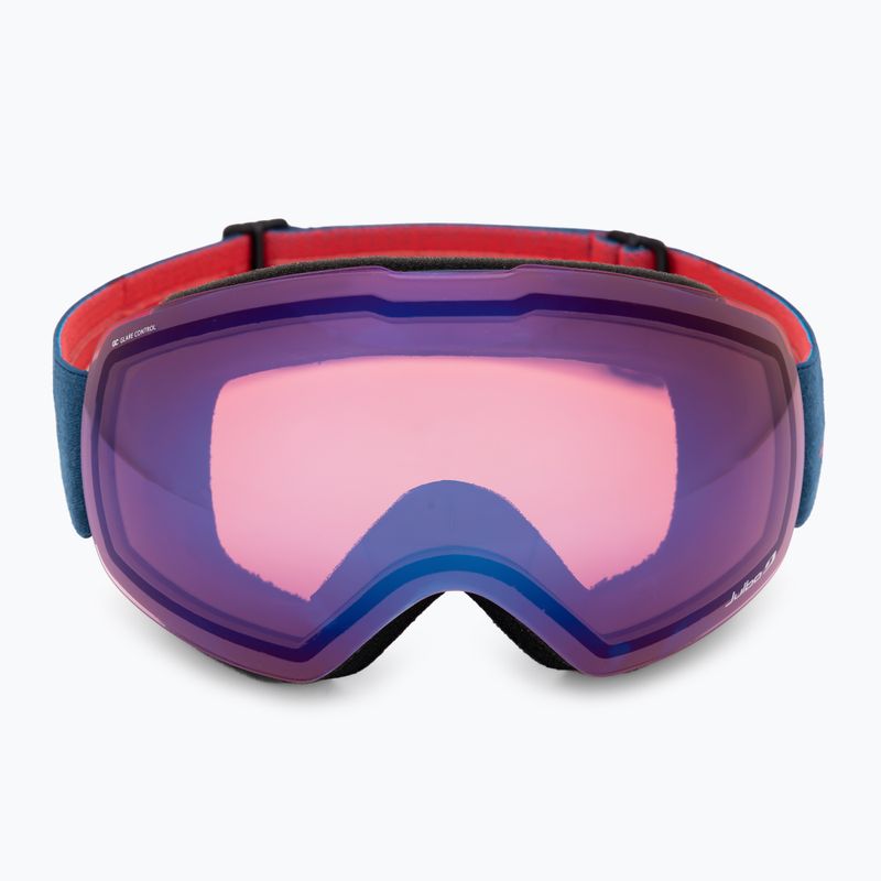 Occhiali da sci Julbo Moonlight Glare Control blu/rosso/blu flash 2