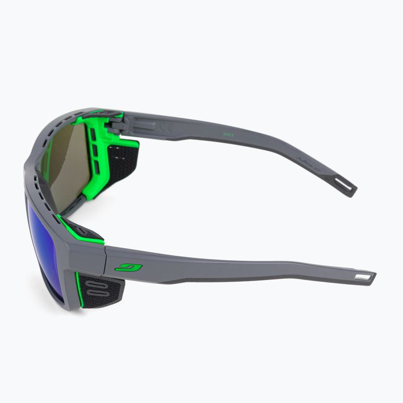 Occhiali da sole Julbo Shield Spectron 3Cf grigio opaco/verde 4